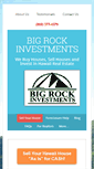 Mobile Screenshot of bigrockinvestments.com